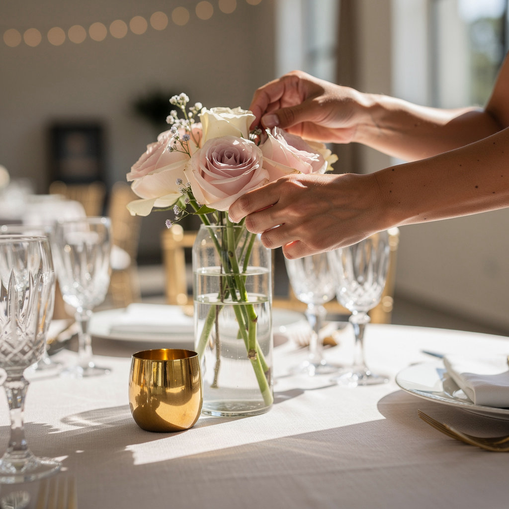 Casa de Bloom Venue elegant event space setup in San Diego for weddings, parties, and corporate gatherings