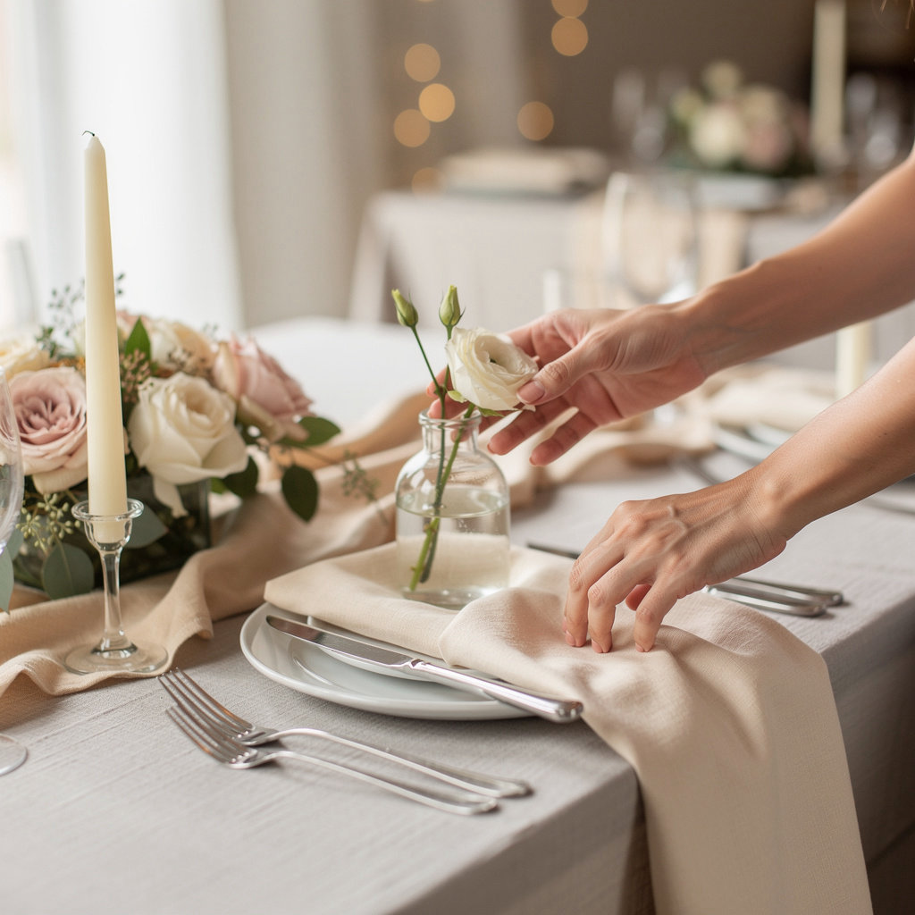 Casa de Bloom Venue micro wedding package showcasing intimate ceremony setup and photo studio session in San Diego